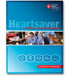 HeartSaver CPR/AED First Aid Course Book - 2015