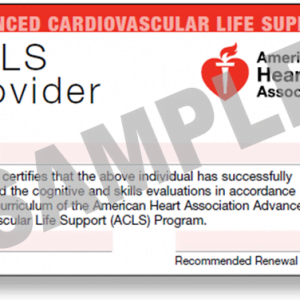 acls provider card